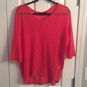 Beautiful Coral Color lightweight Top Medium